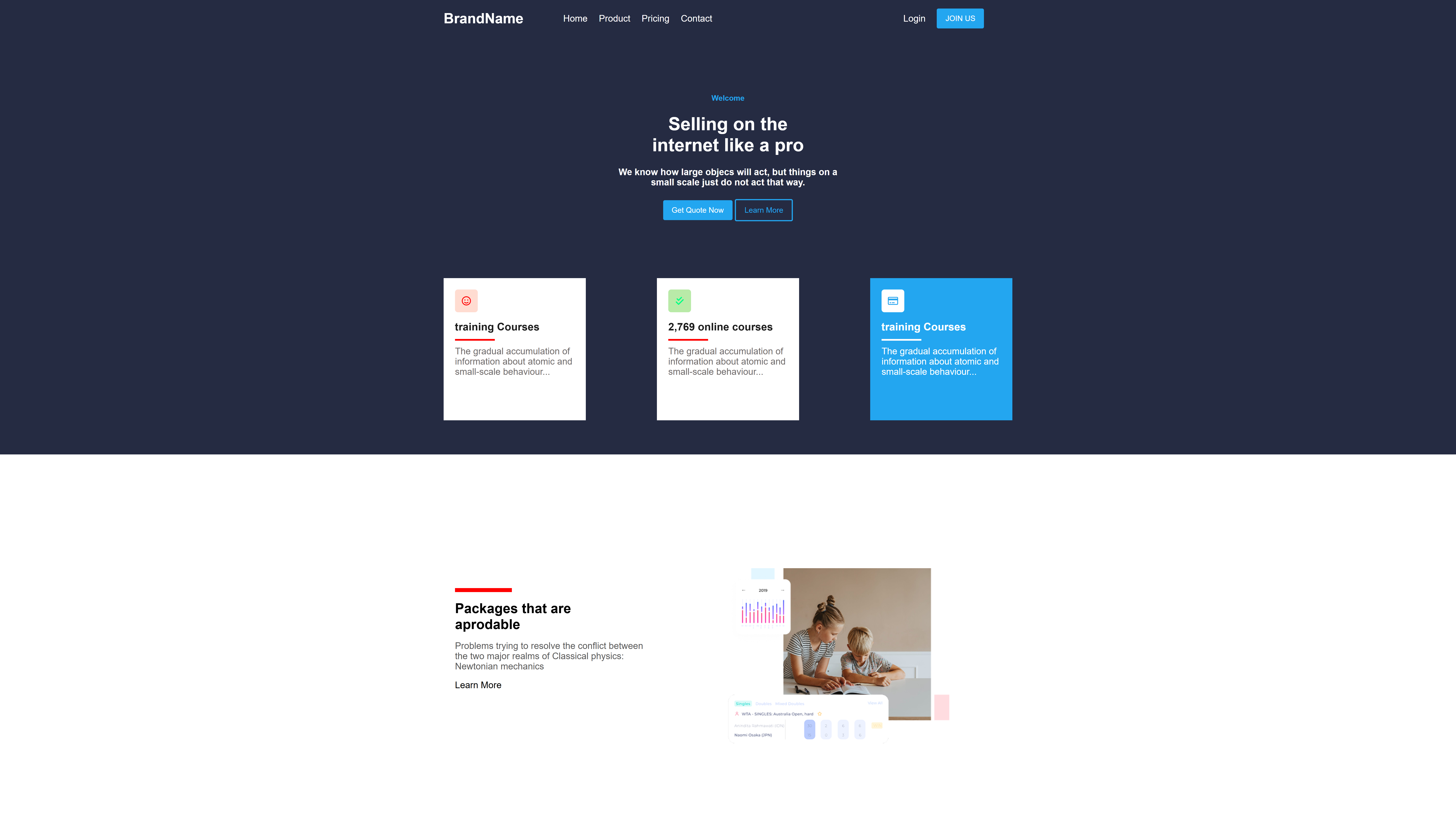 First Project preview