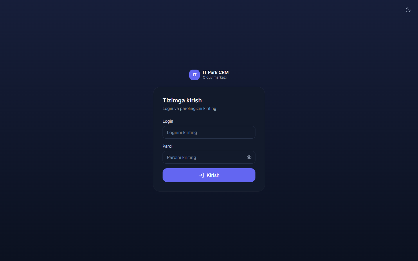 IT Park CRM preview